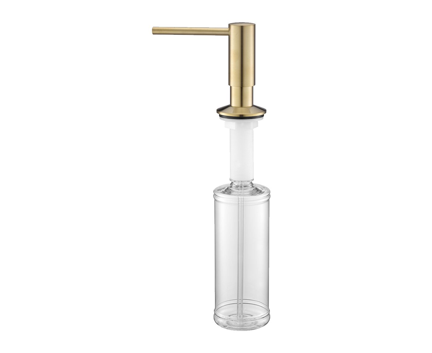 Дозатор для жидкого мыла Paulmark DECUS D004-SBG светлое брашированное золото