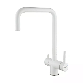 Смеситель для кухни Paulmark WETTER, белый матовый, We213030-WH