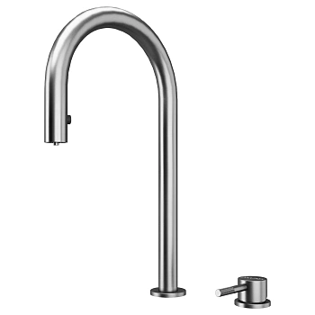 Смеситель для кухни Paulmark ESTETICA, брашированная сталь, Es218006-BS-Starke