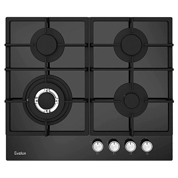 Встраиваемая газовая варочная панель EVELUX HEG 655 BG