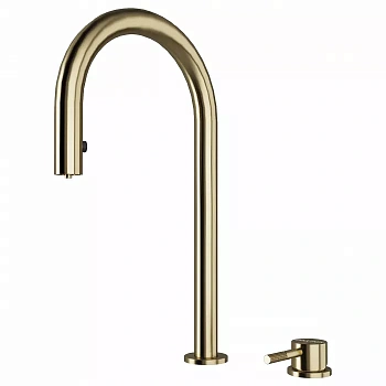 Смеситель для кухни Paulmark ESTETICA, светлое золото, Es218006-LG-Starke