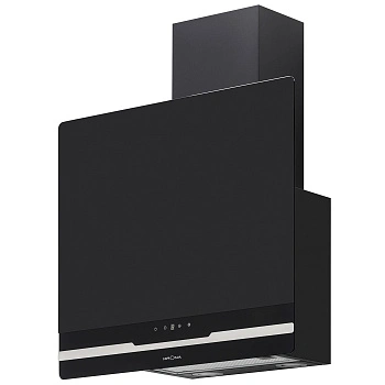 Наклонная вытяжка KRONA DOMENIKA 600 BLACK/INOX S