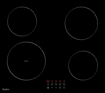 Варочная панель электрическая Evelux HEI 641 B