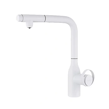 Смеситель для кухни Paulmark URBAN, белый матовый, Ur213104-WH