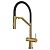 Смеситель для кухни Paulmark ZENDER, брашированное золото, Ze213155-BG