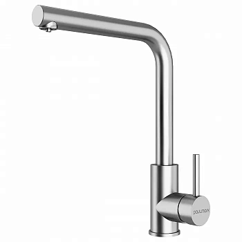 Смеситель для кухни Paulmark TWIN, брашированная сталь, Tw213622-BS