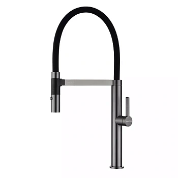 Смеситель для кухни Paulmark LEADER, вороненая сталь, Le214101-GM