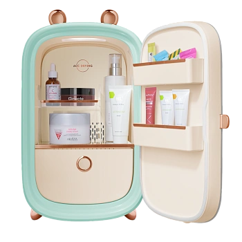 Мини-холодильник для косметики Maunfeld MFF43GN