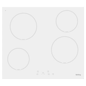 Стеклокерамическая варочная панель Korting HK 60001 BW