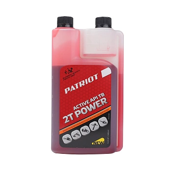 Масло минерал. PATRIOT POWER ACTIVE 2T дозаторная 0,946л.