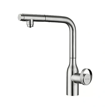 Смеситель для кухни Paulmark URBAN, брашированная сталь, Ur213104-BS