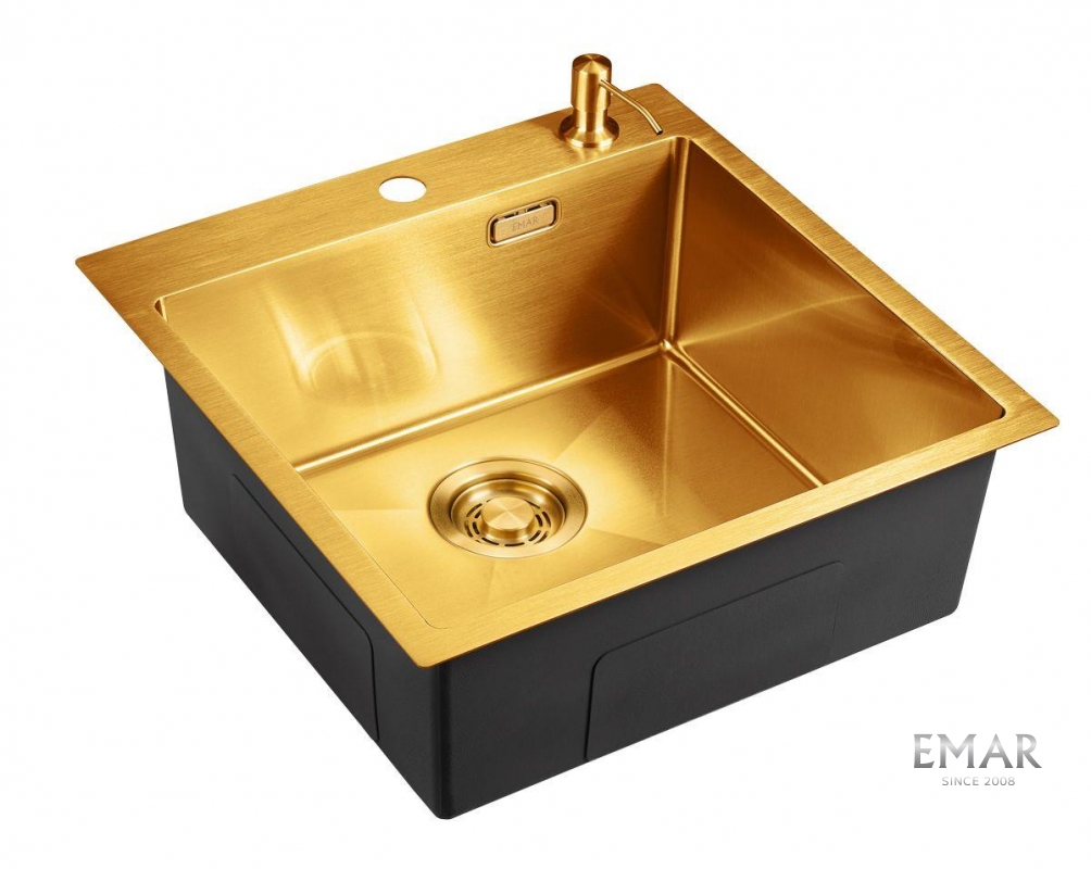 Мойка Emar EMB-117A PVD Nano Golden