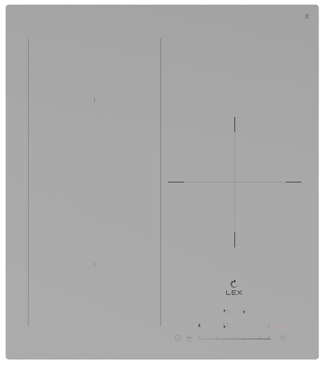 Варочная панель индукционная LEX EVI 431A GR