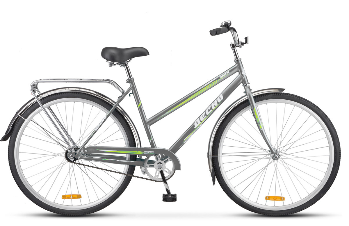 Велосипед городской STELS Вояж Lady 28", (2020) количество скоростей 1 рама сталь 20 серый