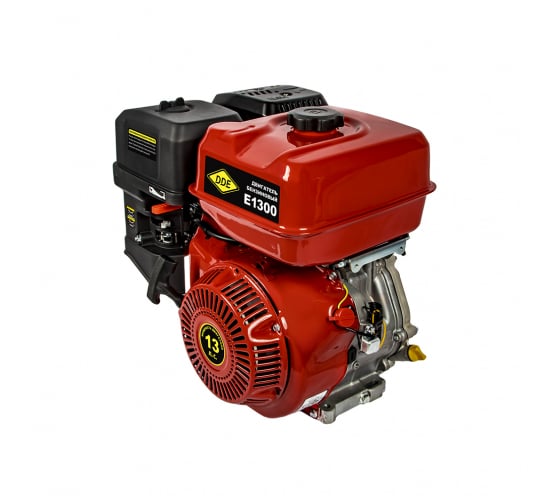 Двигатель бензиновый 4Т E1300-S25 (13 л.с., 389 куб. см, к/л 25 мм, шпонка) DDE 794-678