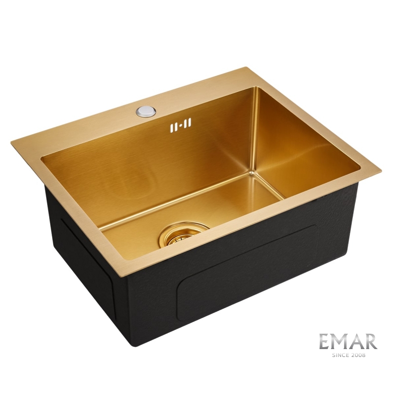 Мойка Emar EMB-115 PVD Nano Golden