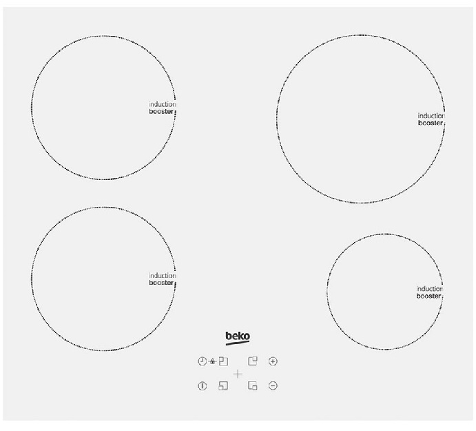 Индукционная варочная панель Beko HII64400ATW