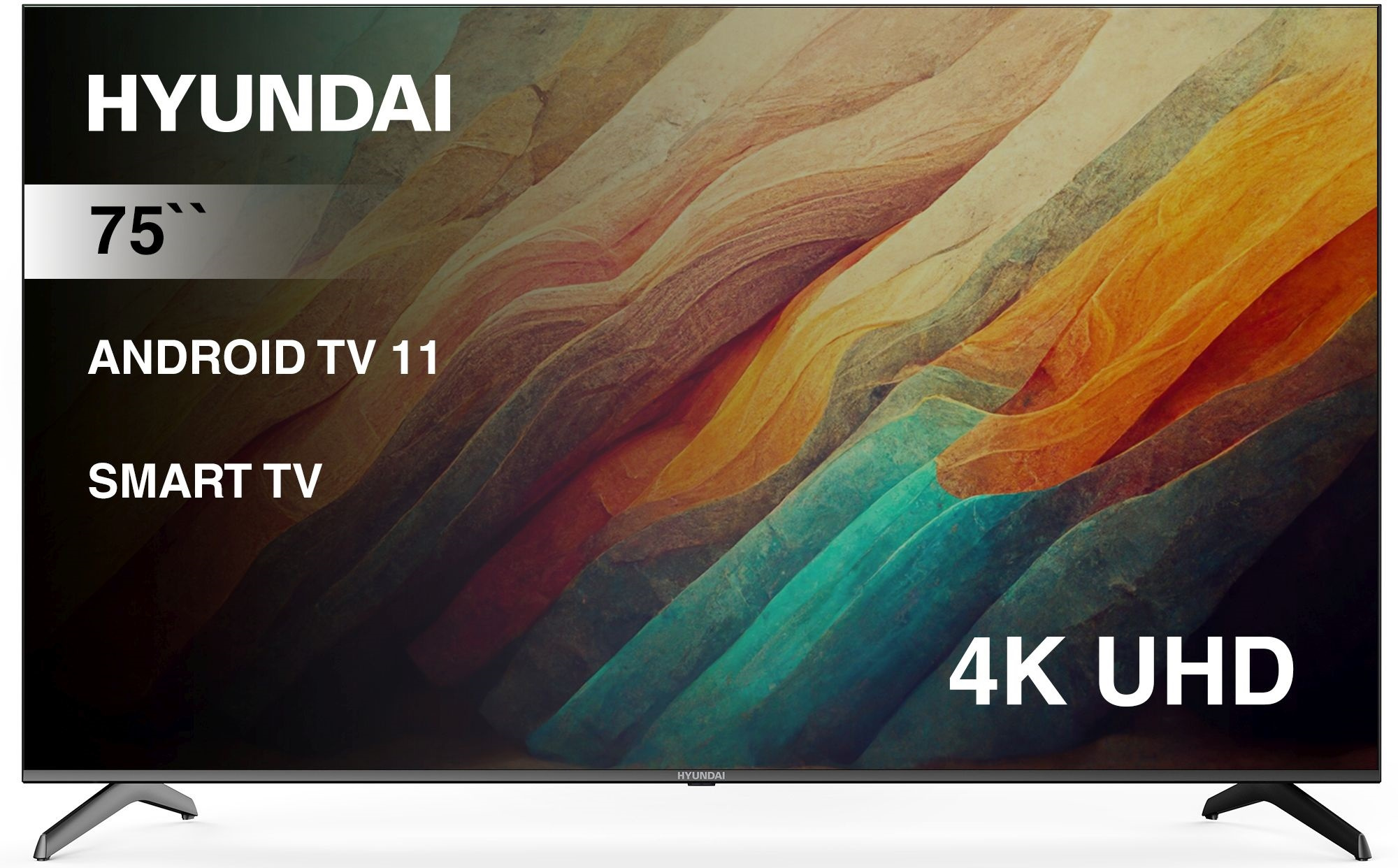 Телевизор LED Hyundai 75" H-LED75BU7006 Android TV Frameless