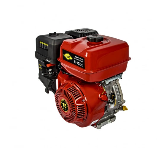Двигатель бензиновый 4Т E1500-S25 (15 л.с., 420 куб. см, к/в 25 мм, шпонка) DDE 794-692