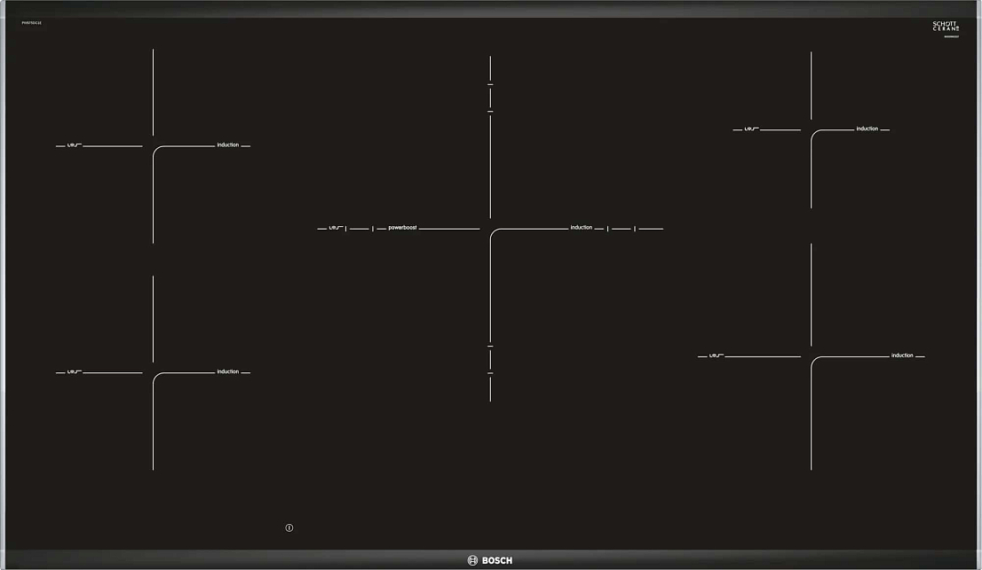 Варочная панель индукционная Bosch PIV975DC1E
