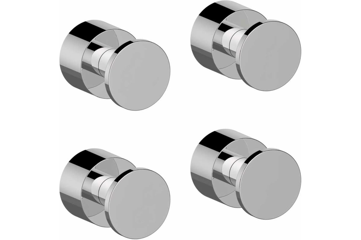 Комплект крючков 4 шт. хром IDDIS (HOK4SC0i41)