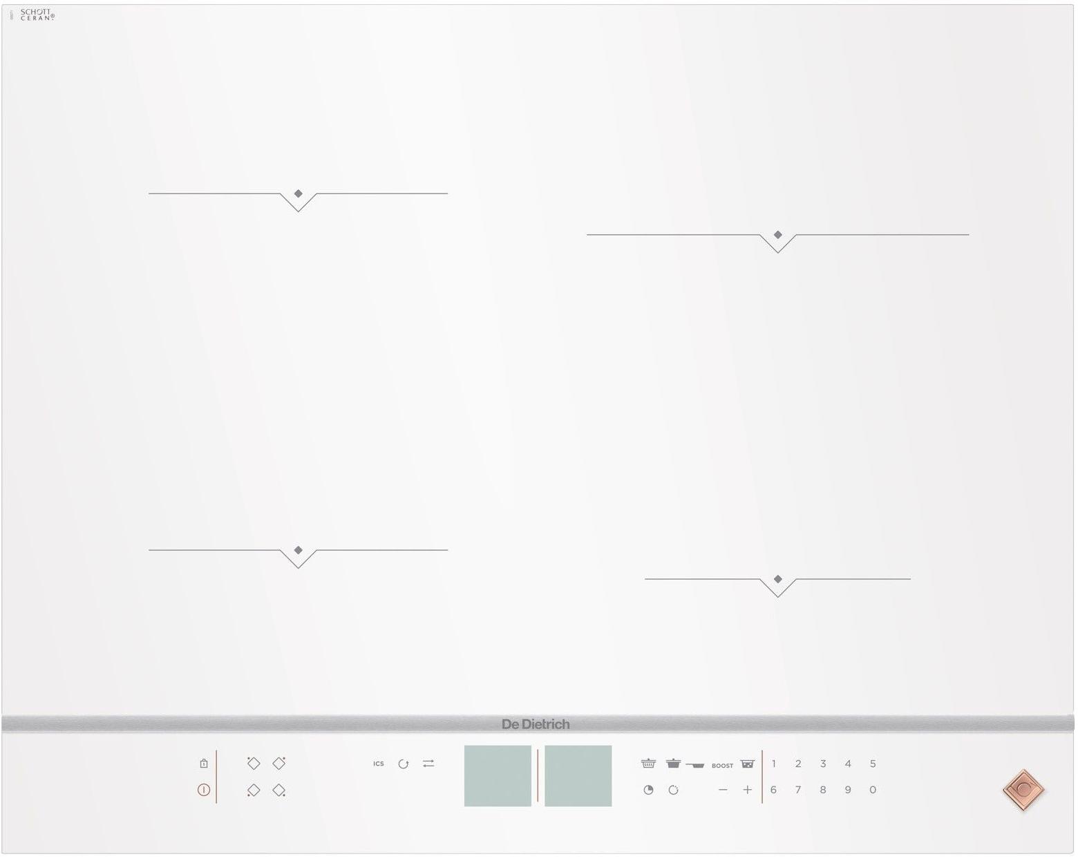 Индукционная варочная панель De Dietrich DPI7670W