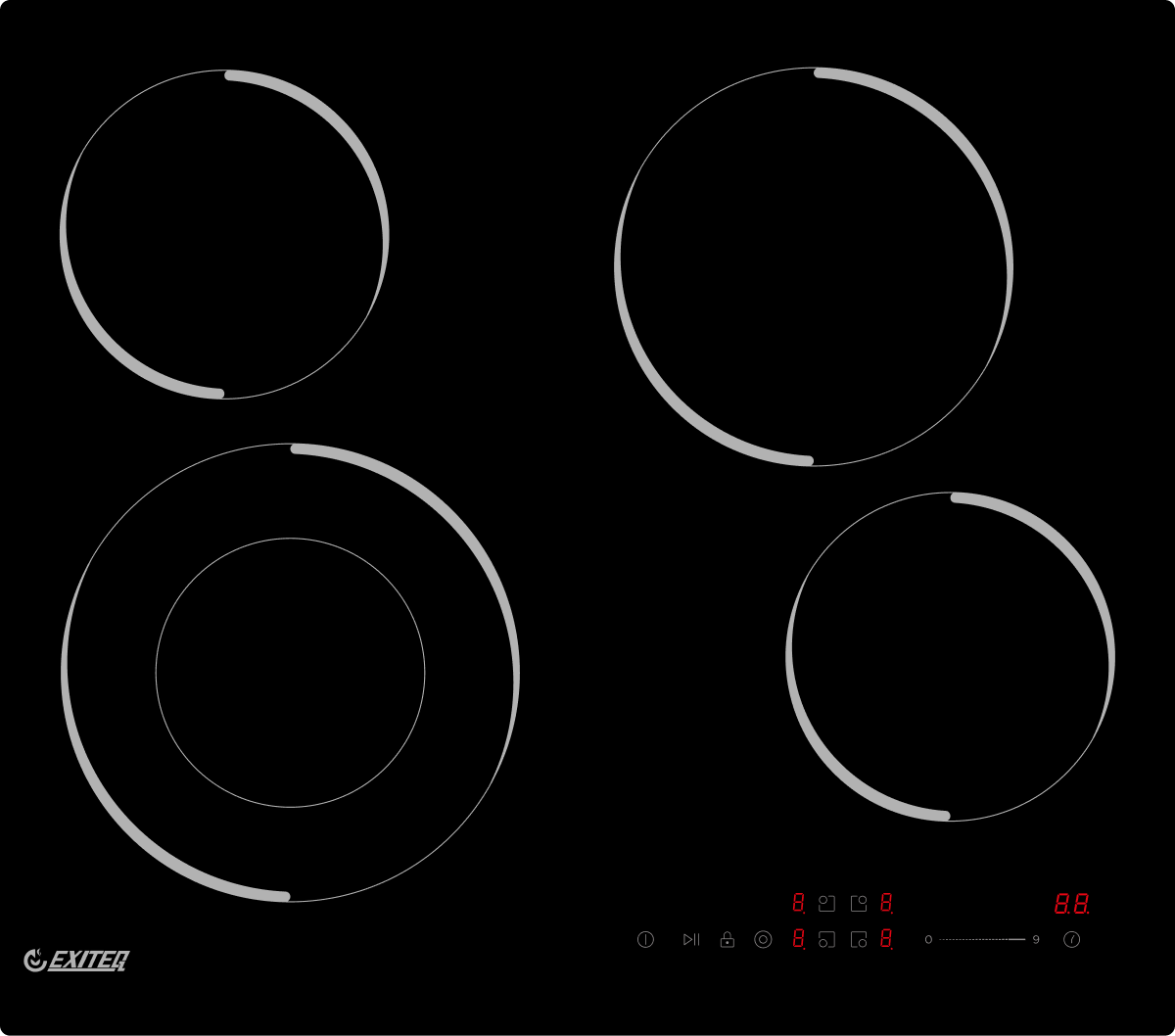 Электрическая варочная поверхность Exiteq EXH-512СB