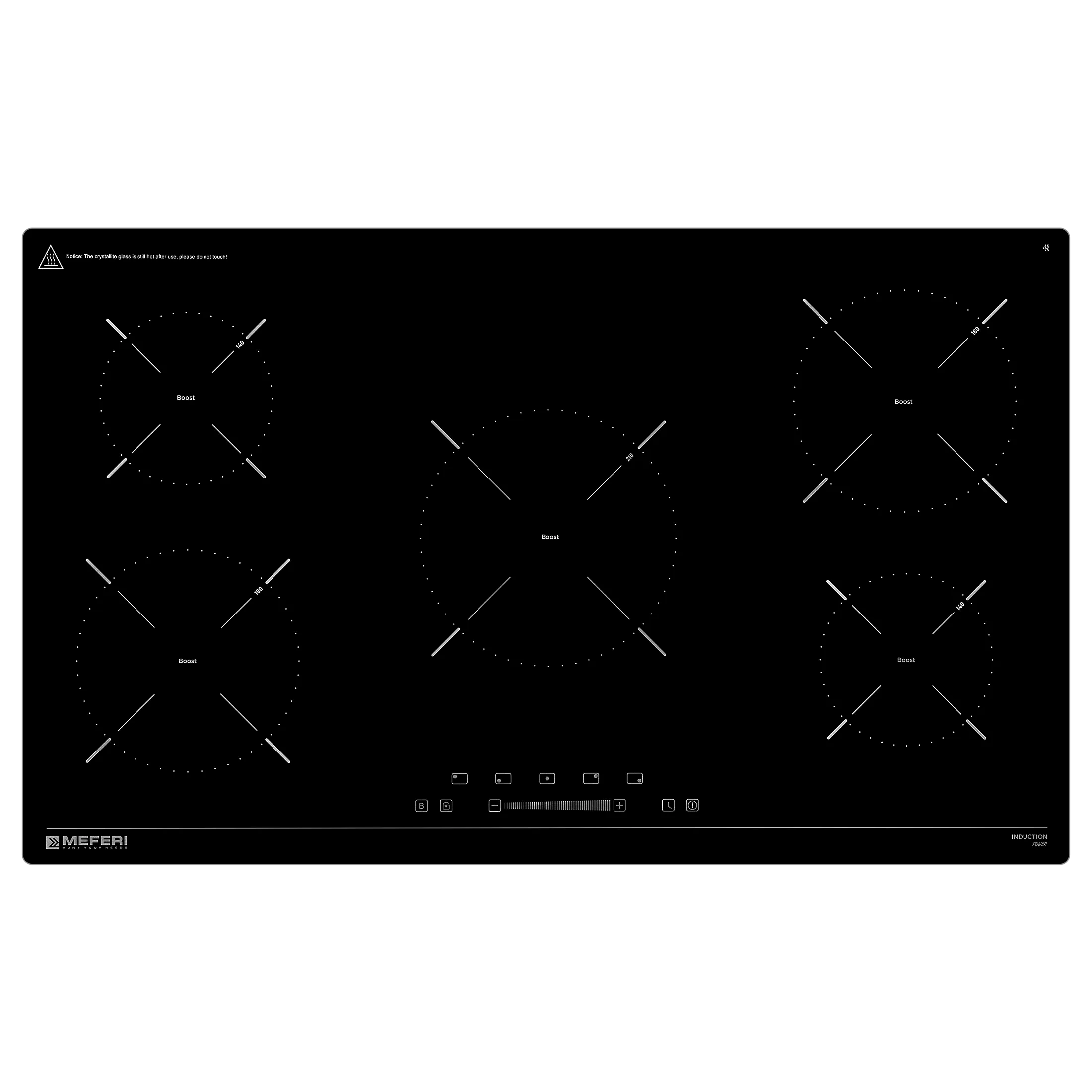 Индукционная варочная панель MEFERI MIH905BK POWER