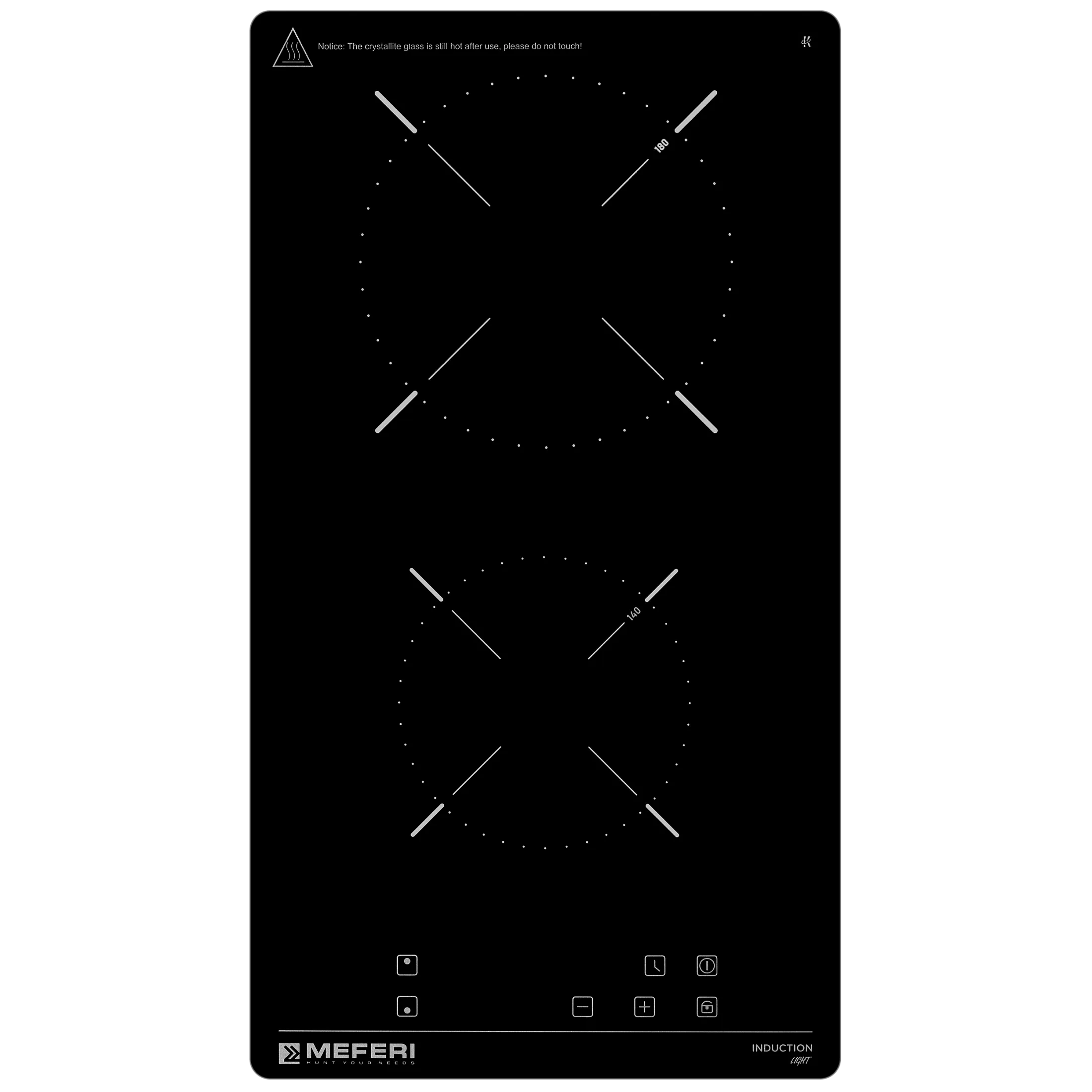 Индукционная варочная панель MEFERI MIH302BK LIGHT