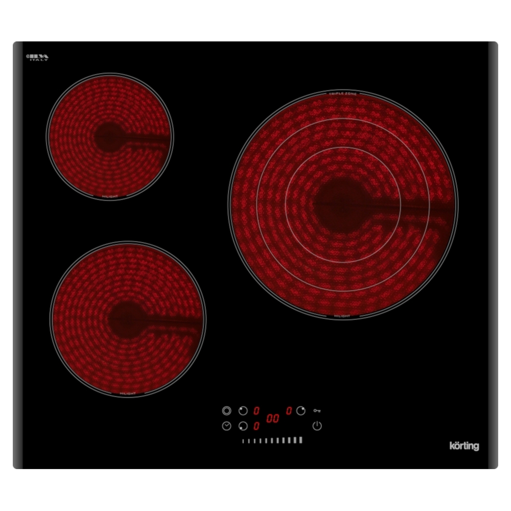 Стеклокерамическая варочная панель Korting HK 6351 B3