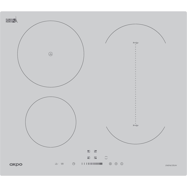 Встраиваемая индукционная панель независимая AKPO PIA 6094117СС WH
