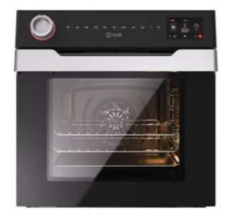 Духовой шкаф Panoramagic ILVE OV60PMT3/MK матовый черный (фурн. хром)