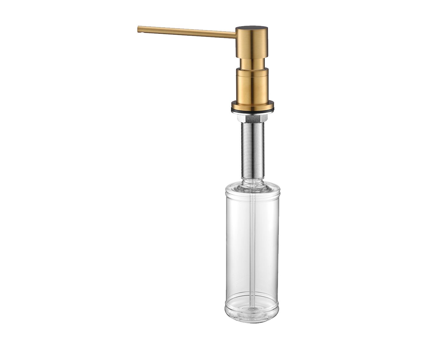 Дозатор для жидкого мыла Paulmark KRAFT D003-BG брашированное золото