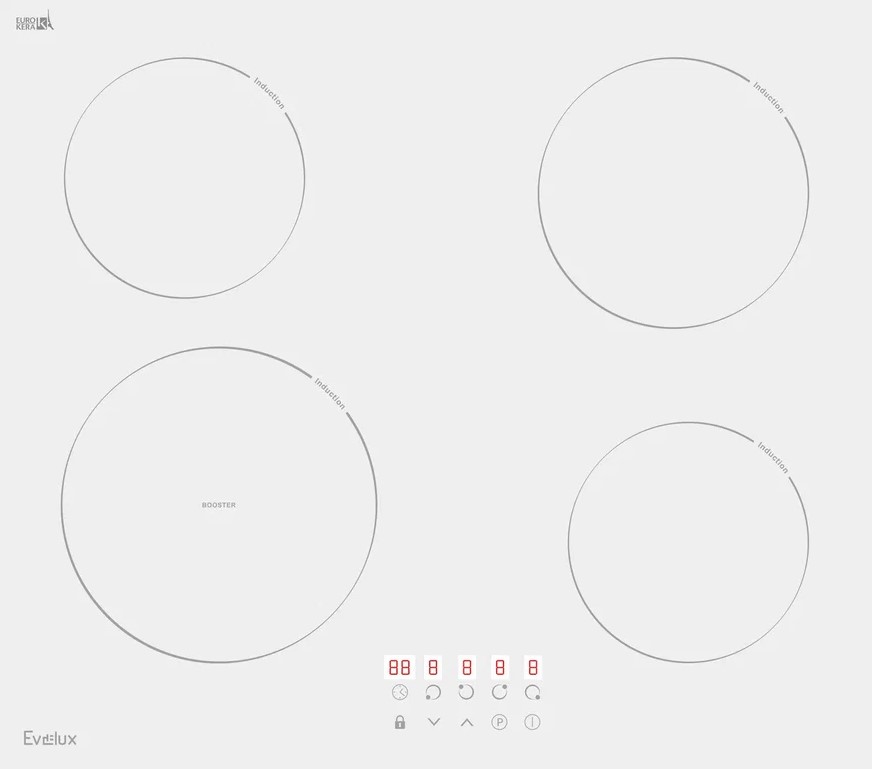 Варочная панель электрическая Evelux HEI 641 W