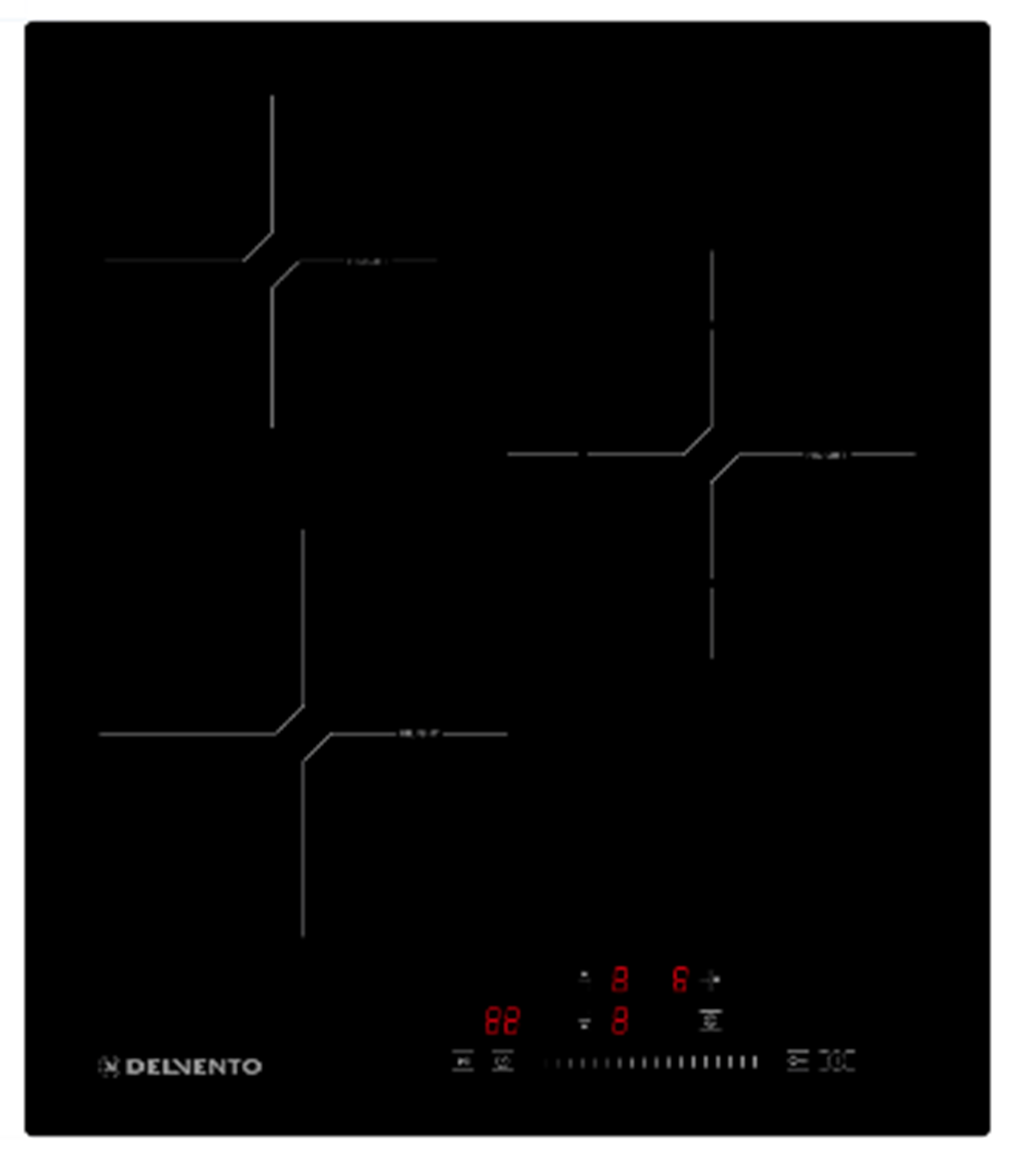 Встраиваемая электрическая поверхность Delvento V45D29S120