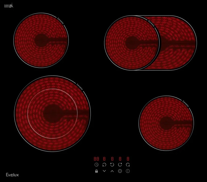 Варочная панель электрическая Evelux HEV 642 B