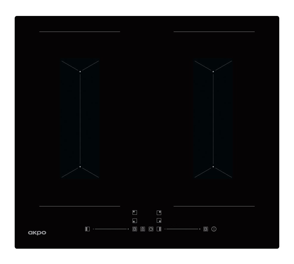 Варочная поверхность индукционная AKPO PIA 6094218FZ BL