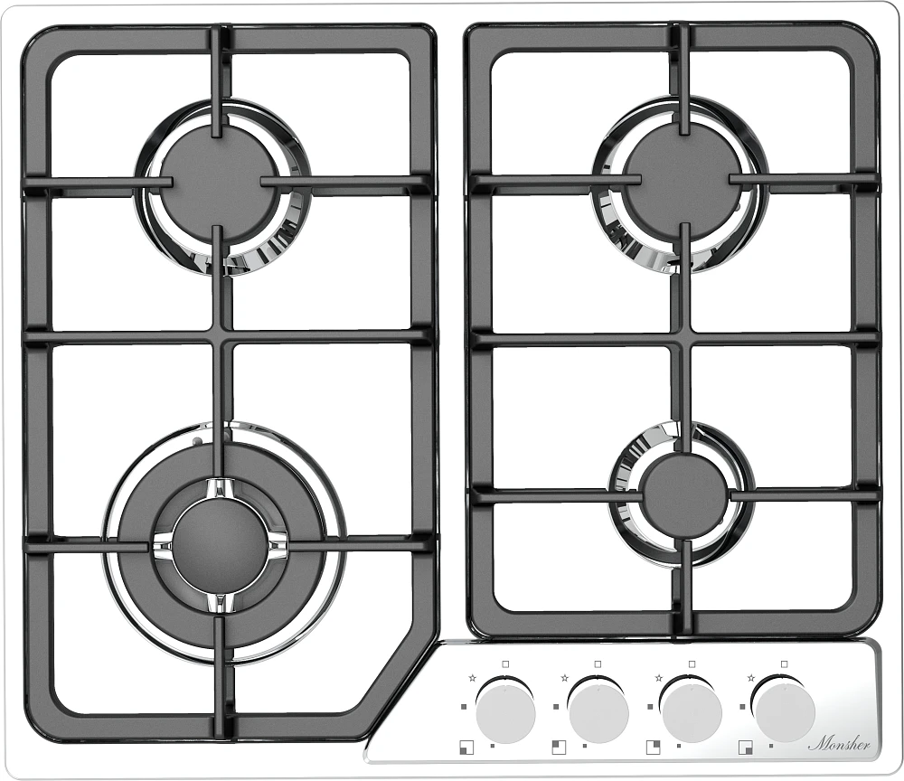 Газовая варочная панель Monsher MSG 63 Acier