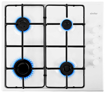 Газовая варочная панель Simfer H60Q40W440