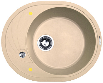 Кухонная мойка Zigmund & Shtain KREIS OV 575 ТОПЛ.МОЛОКО