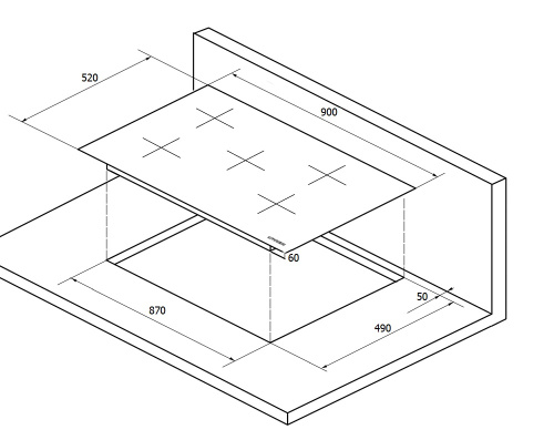 Варочная поверхность Kuppersberg IMS 901
