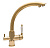 Кухонный смеситель PVD Florentina Шале Золото