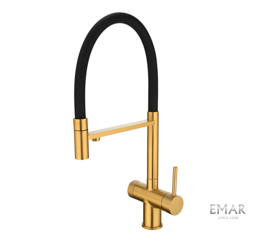 Смеситель Emar  ЕС - 7024 PVD Golden