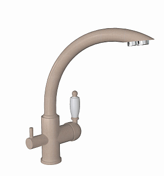 Кухонный смеситель Florentina Шале Песочный