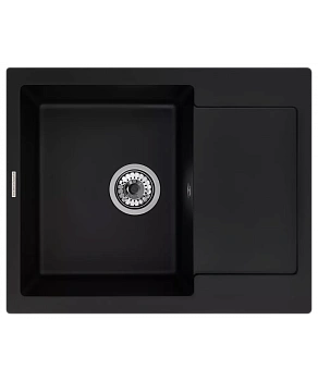 Кухонная мойка Kuppersberg MODENA 1B1D BLACK METALLIC