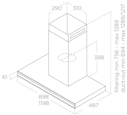 Вытяжка Elica ELEMENT @ BLMAT/A/120