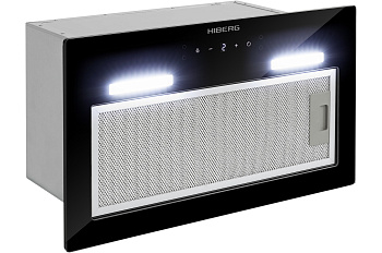 Встраиваемая вытяжка Hiberg VBS 6040 X (черное стекло)