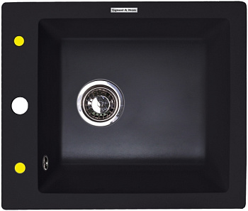Кухонная мойка Zigmund & Shtain platz 425 черн.базальт