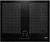 Варочная панель индукционная Miele KM 7465 FL черный
