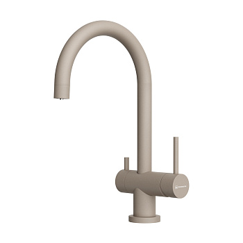 Смеситель Omoikiri Yamada-P-SA латунь/бежевый